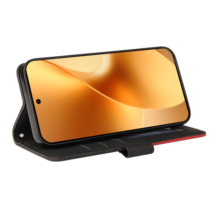 For Realme 15 5G Dual-color Splicing Flip Leather Phone Case