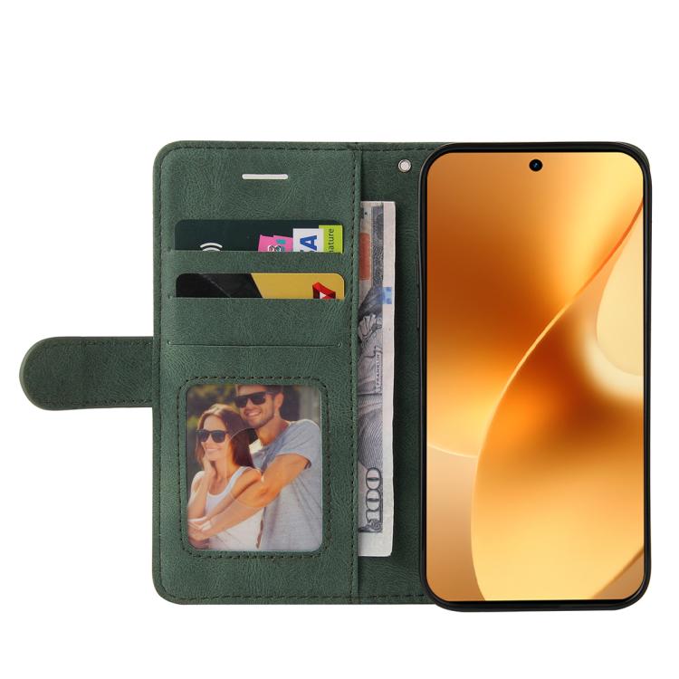 For Realme 15 5G Dual-color Splicing Flip Leather Phone Case