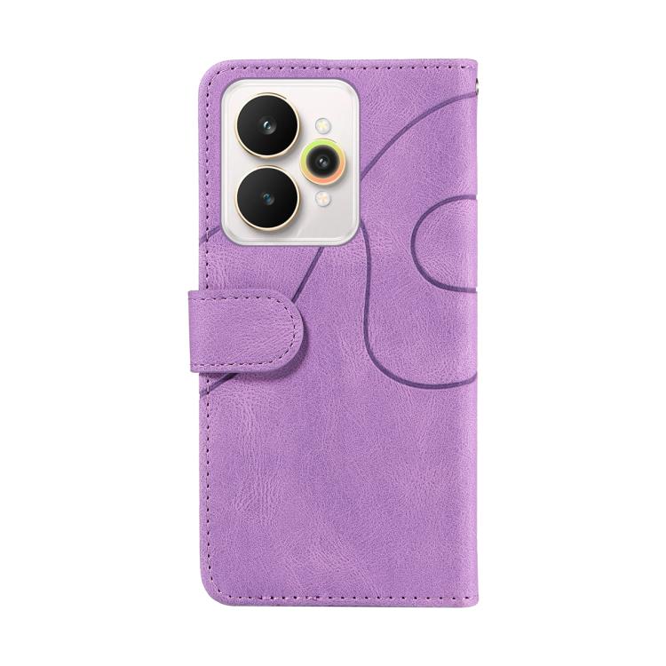 For Realme 15 5G Dual-color Splicing Flip Leather Phone Case