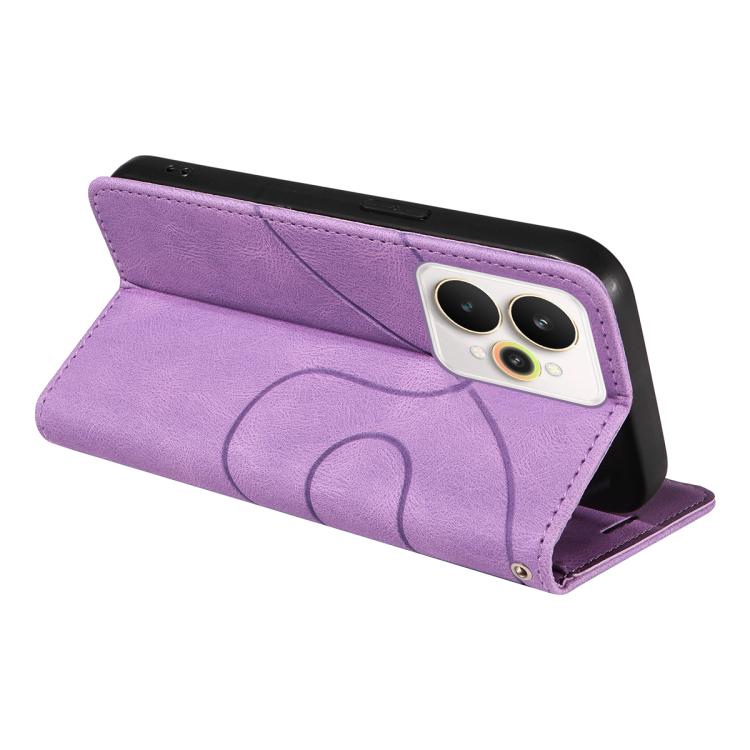 For Realme 15 5G Dual-color Splicing Flip Leather Phone Case