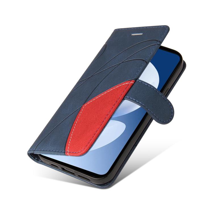 For Realme C71 4G India Dual-color Splicing Flip Leather Phone Case