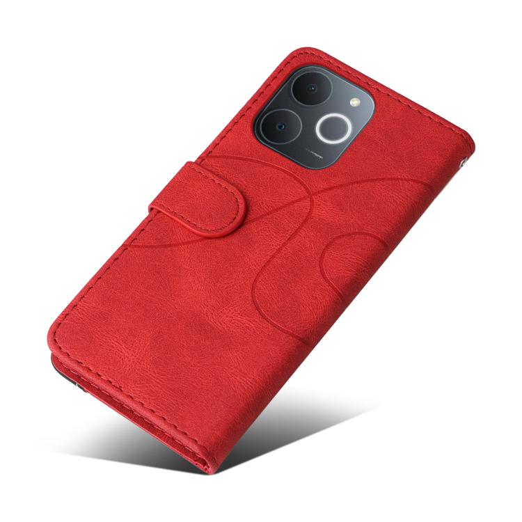 For Realme C71 4G India Dual-color Splicing Flip Leather Phone Case