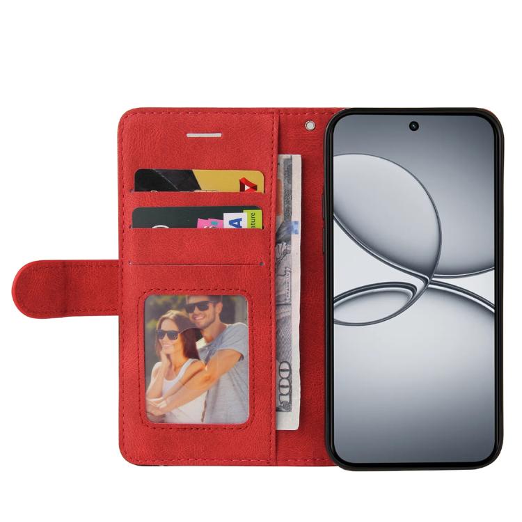 For Realme 15T 5G Dual-color Splicing Flip Leather Phone Case