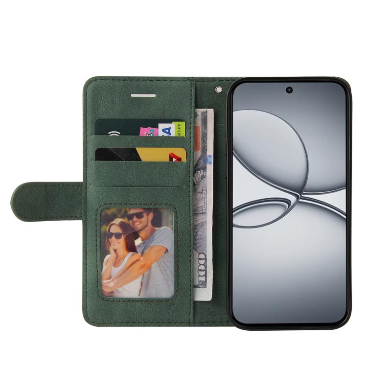 For Realme 15T 5G Dual-color Splicing Flip Leather Phone Case