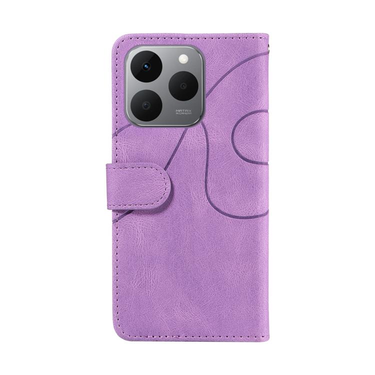 For Realme 15T 5G Dual-color Splicing Flip Leather Phone Case