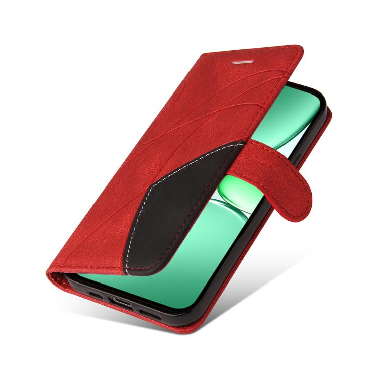 For Realme C85 5G / 15X 5G India Dual-color Splicing Flip Leather Phone Case