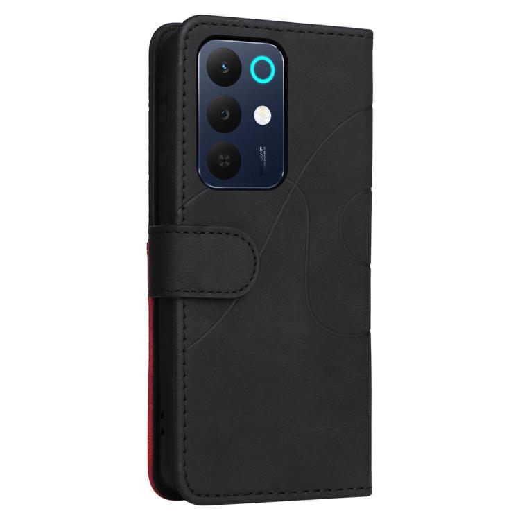 For Realme C85 5G / 15X 5G India Dual-color Splicing Flip Leather Phone Case