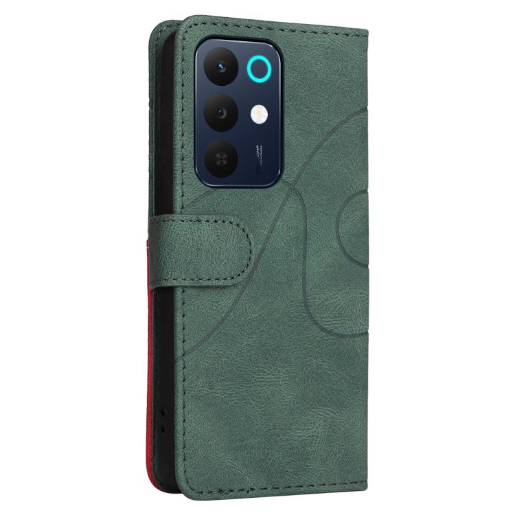 For Realme C85 5G / 15X 5G India Dual-color Splicing Flip Leather Phone Case