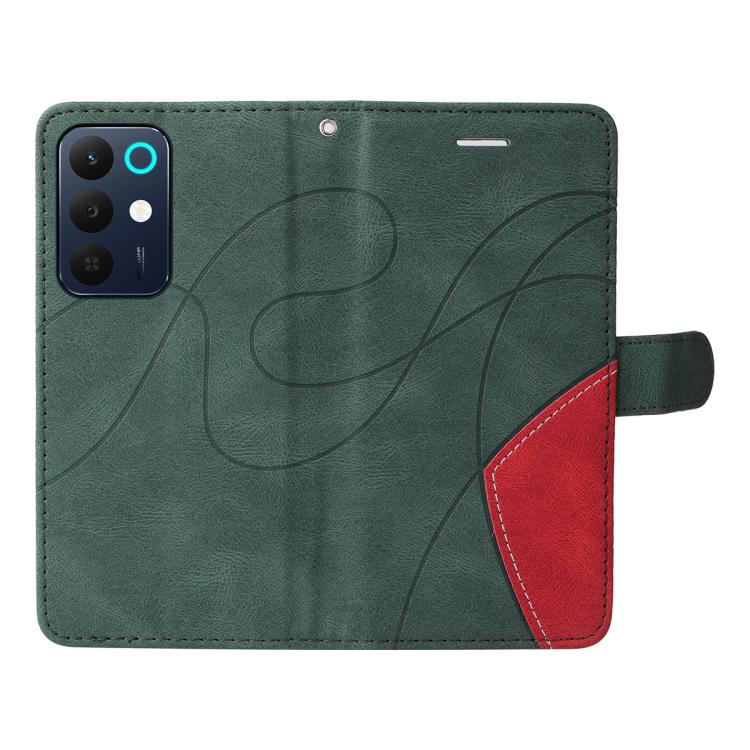 For Realme C85 5G / 15X 5G India Dual-color Splicing Flip Leather Phone Case