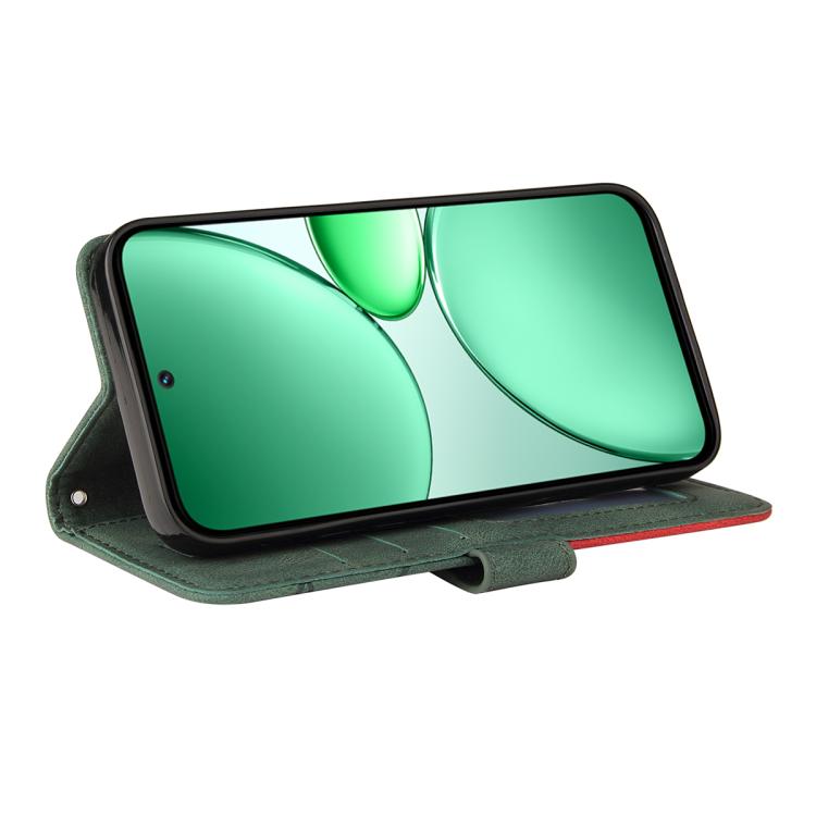 For Realme C85 5G / 15X 5G India Dual-color Splicing Flip Leather Phone Case