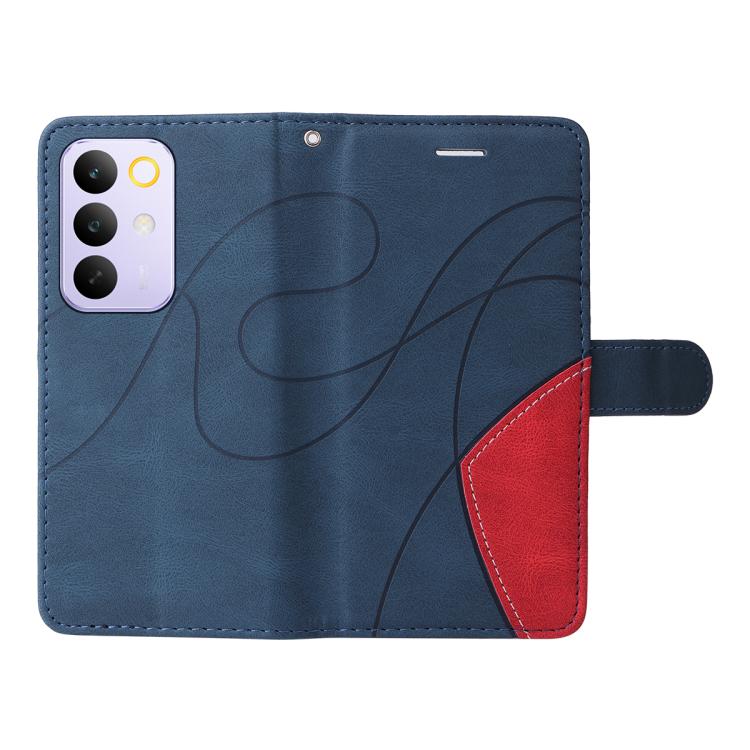 For Realme C85 Pro 4G Dual-color Splicing Flip Leather Phone Case