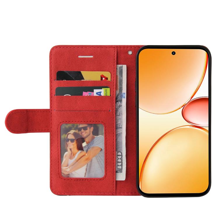 For Realme C85 Pro 4G Dual-color Splicing Flip Leather Phone Case