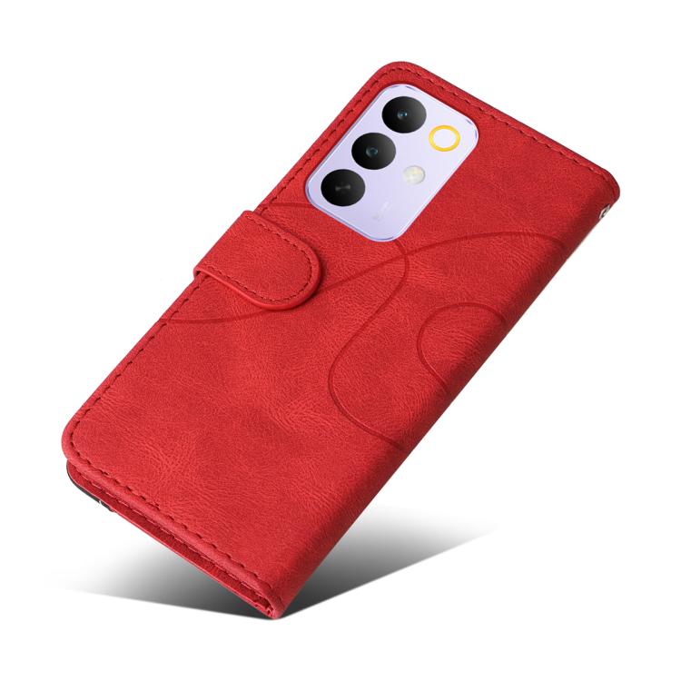 For Realme C85 Pro 4G Dual-color Splicing Flip Leather Phone Case