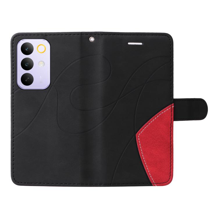 For Realme C85 Pro 4G Dual-color Splicing Flip Leather Phone Case