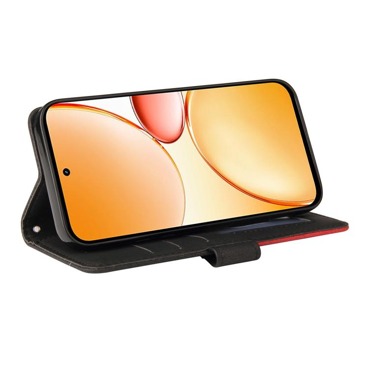 For Realme C85 Pro 4G Dual-color Splicing Flip Leather Phone Case