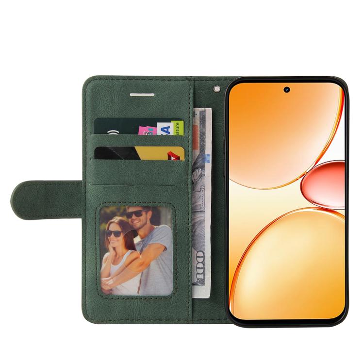For Realme C85 Pro 4G Dual-color Splicing Flip Leather Phone Case