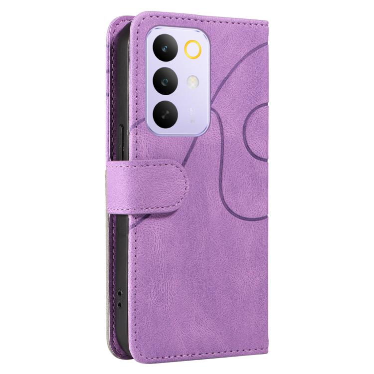 For Realme C85 Pro 4G Dual-color Splicing Flip Leather Phone Case