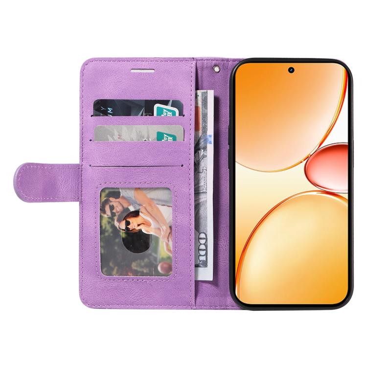 For Realme C85 Pro 4G Dual-color Splicing Flip Leather Phone Case