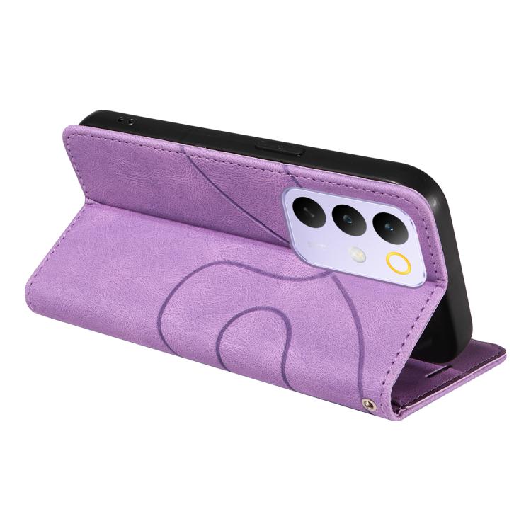 For Realme C85 Pro 4G Dual-color Splicing Flip Leather Phone Case