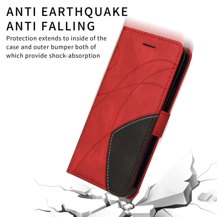 For Realme 16 Pro+ 5G Global Dual-color Splicing Flip Leather Phone Case