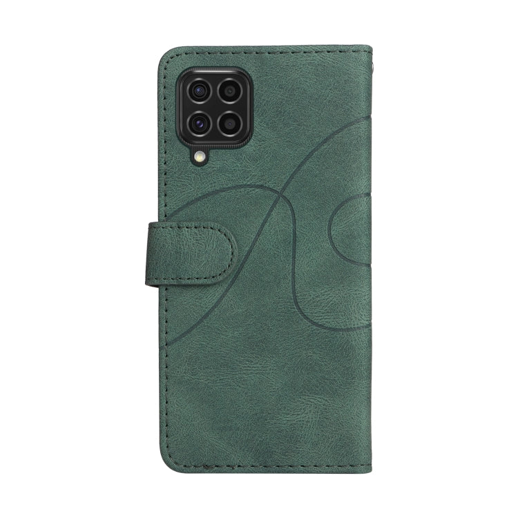 For Samsung Galaxy M62 / F62 Dual-color Splicing Flip Leather Phone Case