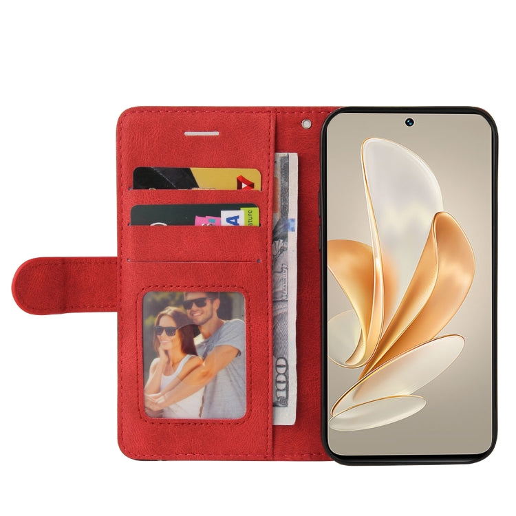 For vivo V29e Global / Y200 5G Global Dual-color Splicing Flip Leather Phone Case