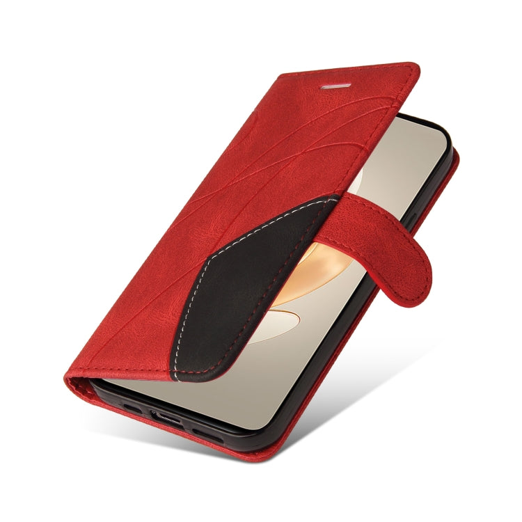 For vivo V29e Global / Y200 5G Global Dual-color Splicing Flip Leather Phone Case