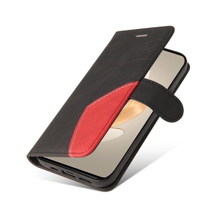 For vivo V29e Global / Y200 5G Global Dual-color Splicing Flip Leather Phone Case