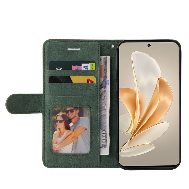 For vivo V29e Global / Y200 5G Global Dual-color Splicing Flip Leather Phone Case
