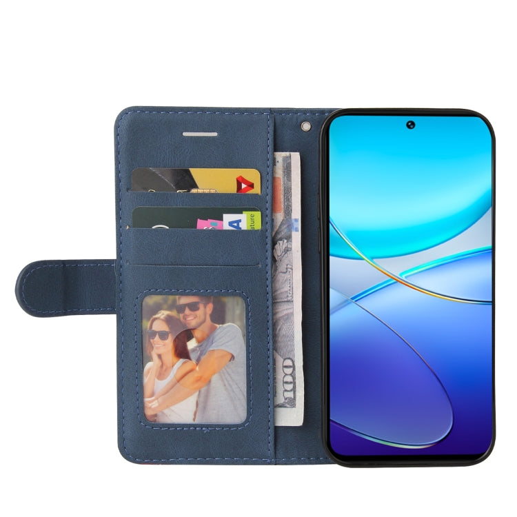For vivo Y200e 5G Global / V30 Lite India Dual-color Splicing Flip Leather Phone Case