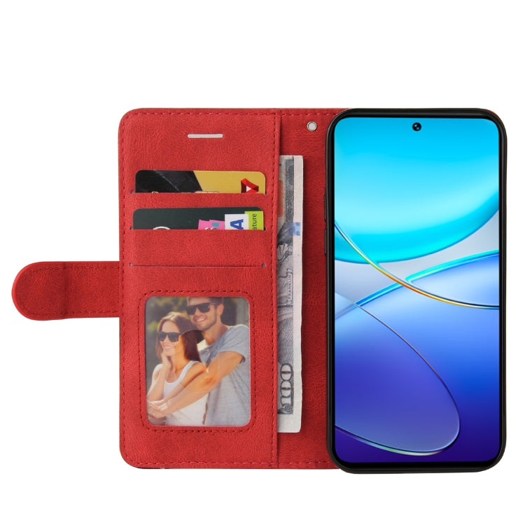 For vivo Y200e 5G Global / V30 Lite India Dual-color Splicing Flip Leather Phone Case