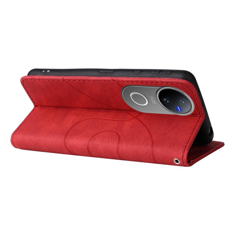 For vivo V50 5G Global Dual-color Splicing Flip Leather Phone Case
