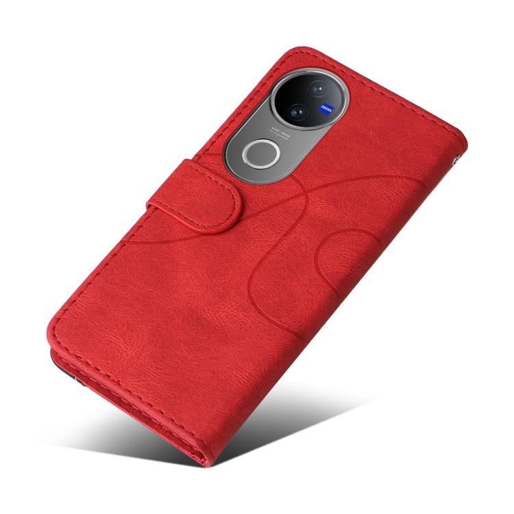 For vivo V50 5G Global Dual-color Splicing Flip Leather Phone Case