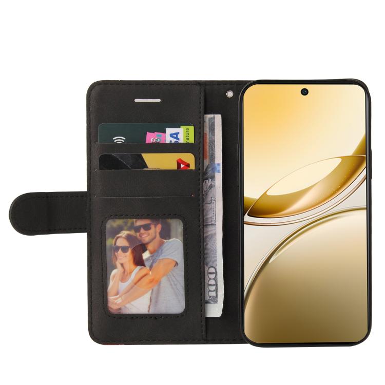 For vivo V50 5G Global Dual-color Splicing Flip Leather Phone Case