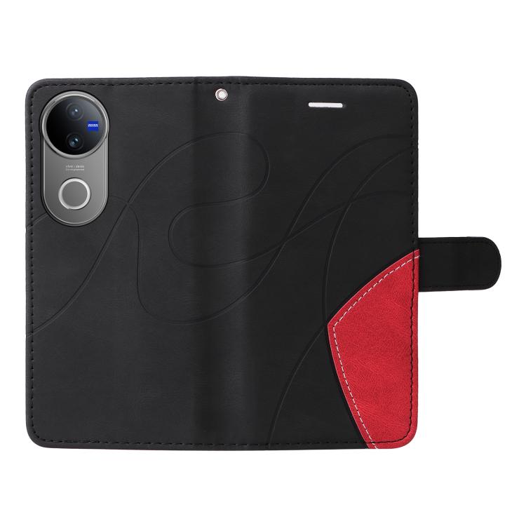For vivo V50 5G Global Dual-color Splicing Flip Leather Phone Case