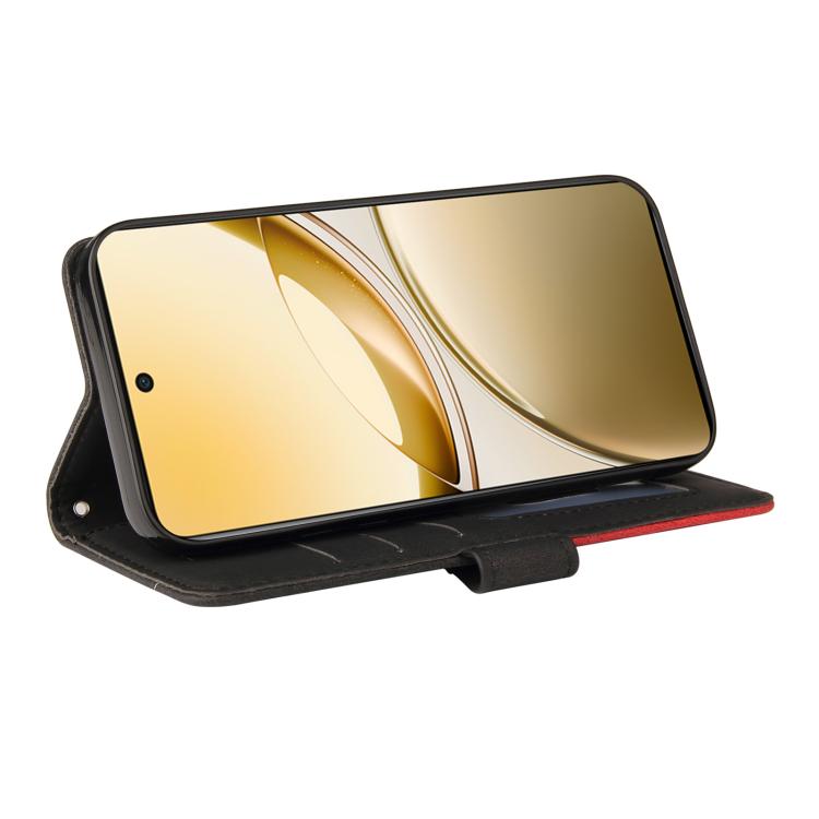 For vivo V50 5G Global Dual-color Splicing Flip Leather Phone Case