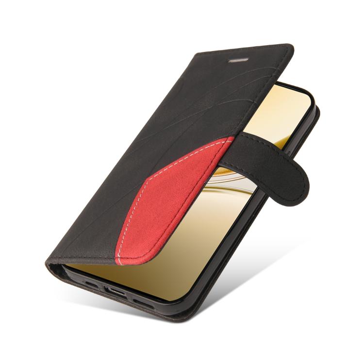 For vivo V50 5G Global Dual-color Splicing Flip Leather Phone Case