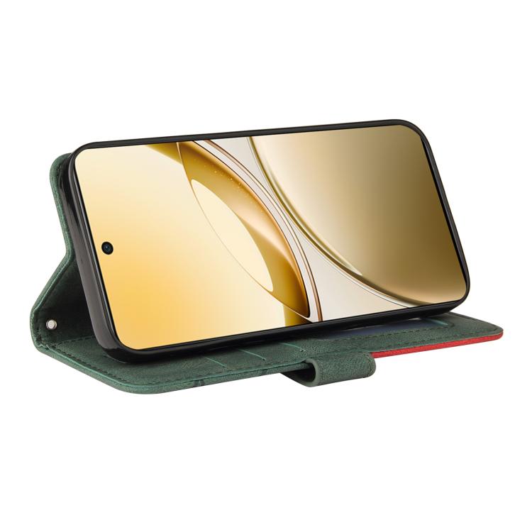 For vivo V50 5G Global Dual-color Splicing Flip Leather Phone Case