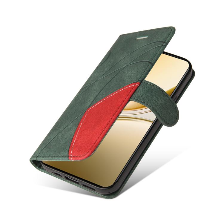 For vivo V50 5G Global Dual-color Splicing Flip Leather Phone Case
