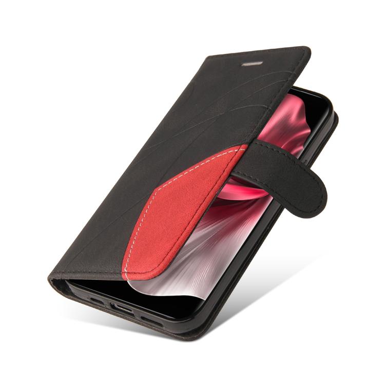 For vivo V30E / V40 Lite Global Dual-color Splicing Flip Leather Phone Case