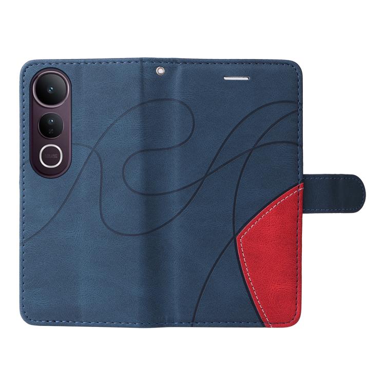 For vivo V50 Lite 5G Global Dual-color Splicing Flip Leather Phone Case