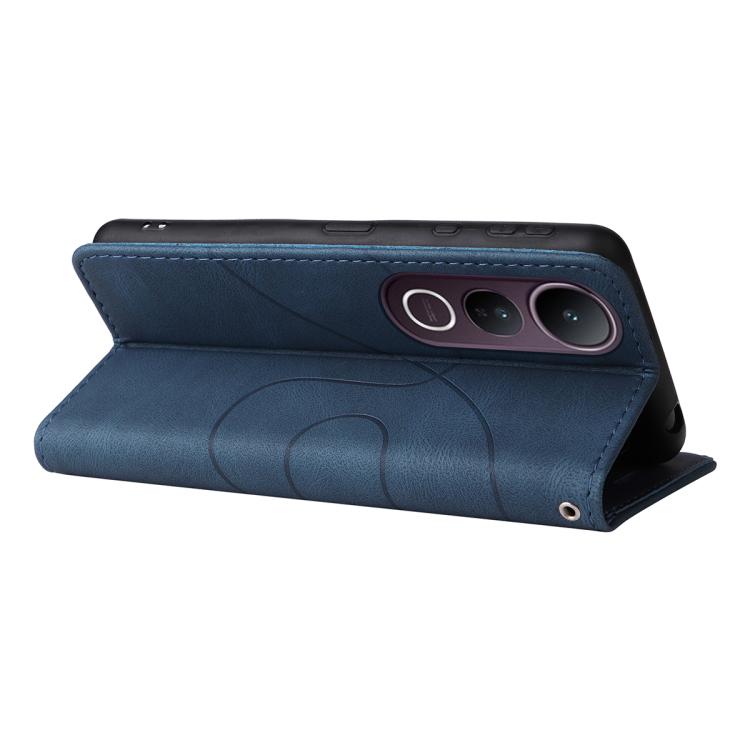 For vivo V50 Lite 5G Global Dual-color Splicing Flip Leather Phone Case