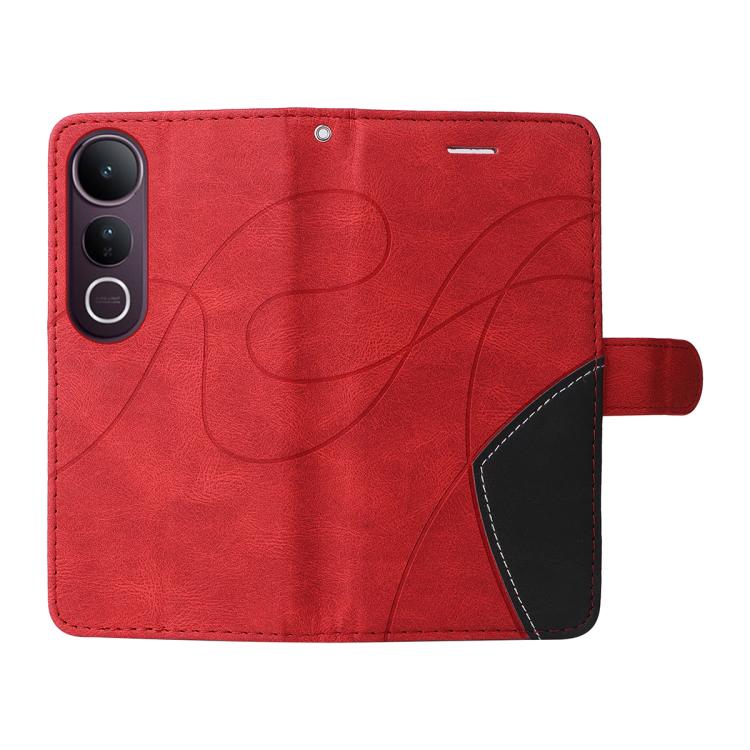 For vivo V50 Lite 5G Global Dual-color Splicing Flip Leather Phone Case