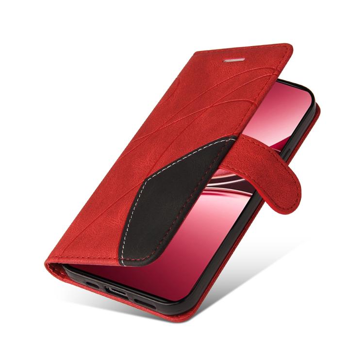 For vivo V50 Lite 5G Global Dual-color Splicing Flip Leather Phone Case