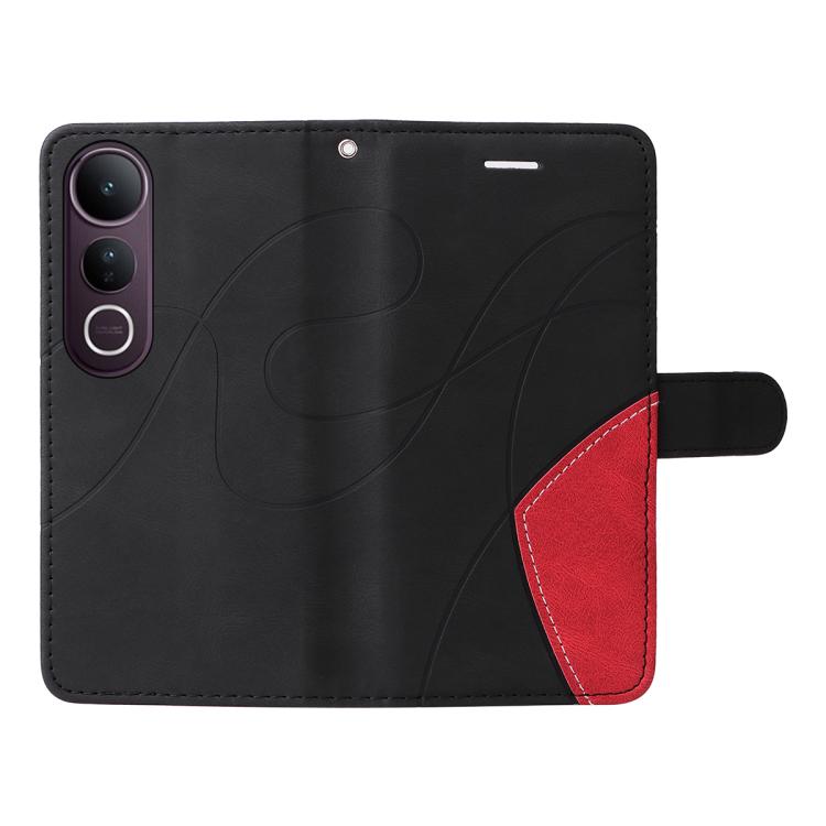 For vivo V50 Lite 5G Global Dual-color Splicing Flip Leather Phone Case