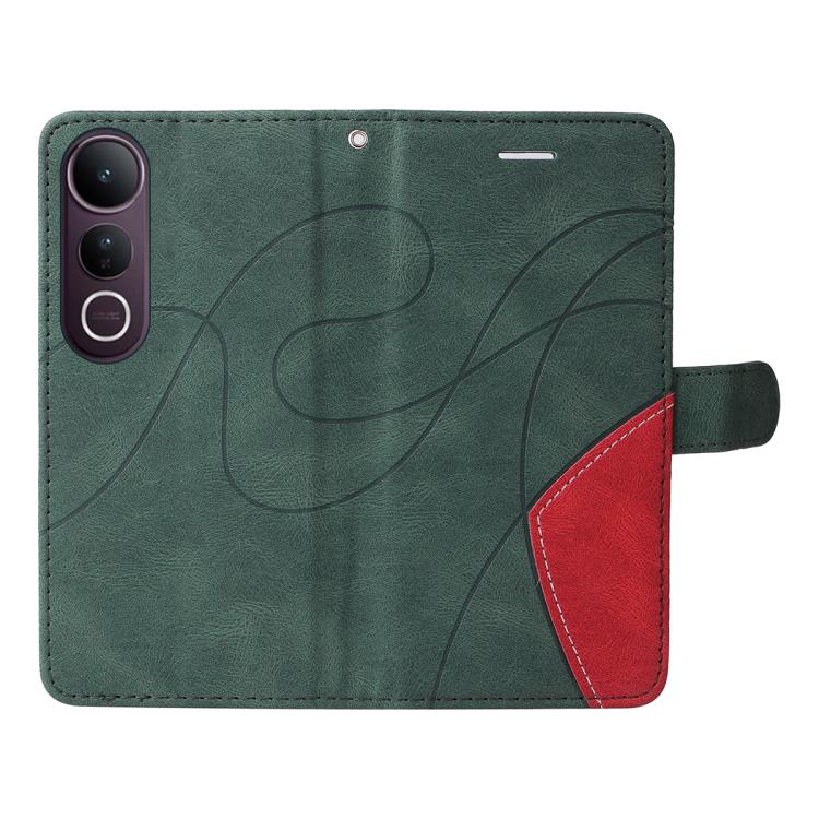 For vivo V50 Lite 5G Global Dual-color Splicing Flip Leather Phone Case