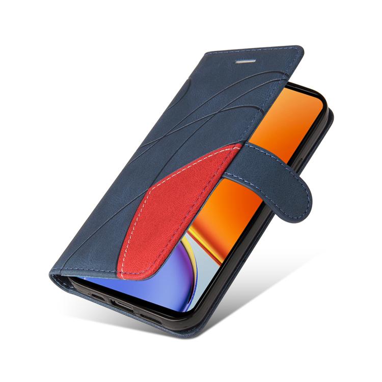 For vivo Y39 5G Global Dual-color Splicing Flip Leather Phone Case