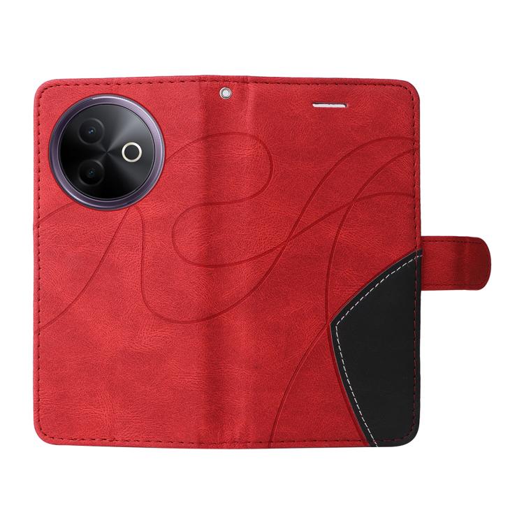 For vivo Y39 5G Global Dual-color Splicing Flip Leather Phone Case