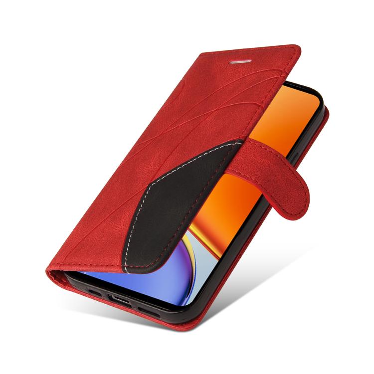 For vivo Y39 5G Global Dual-color Splicing Flip Leather Phone Case