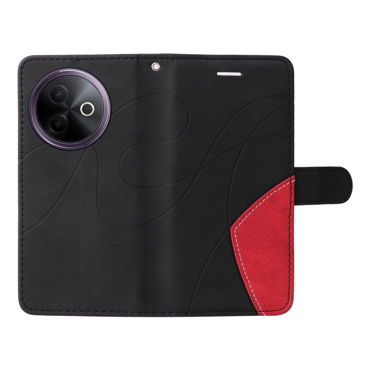 For vivo Y39 5G Global Dual-color Splicing Flip Leather Phone Case